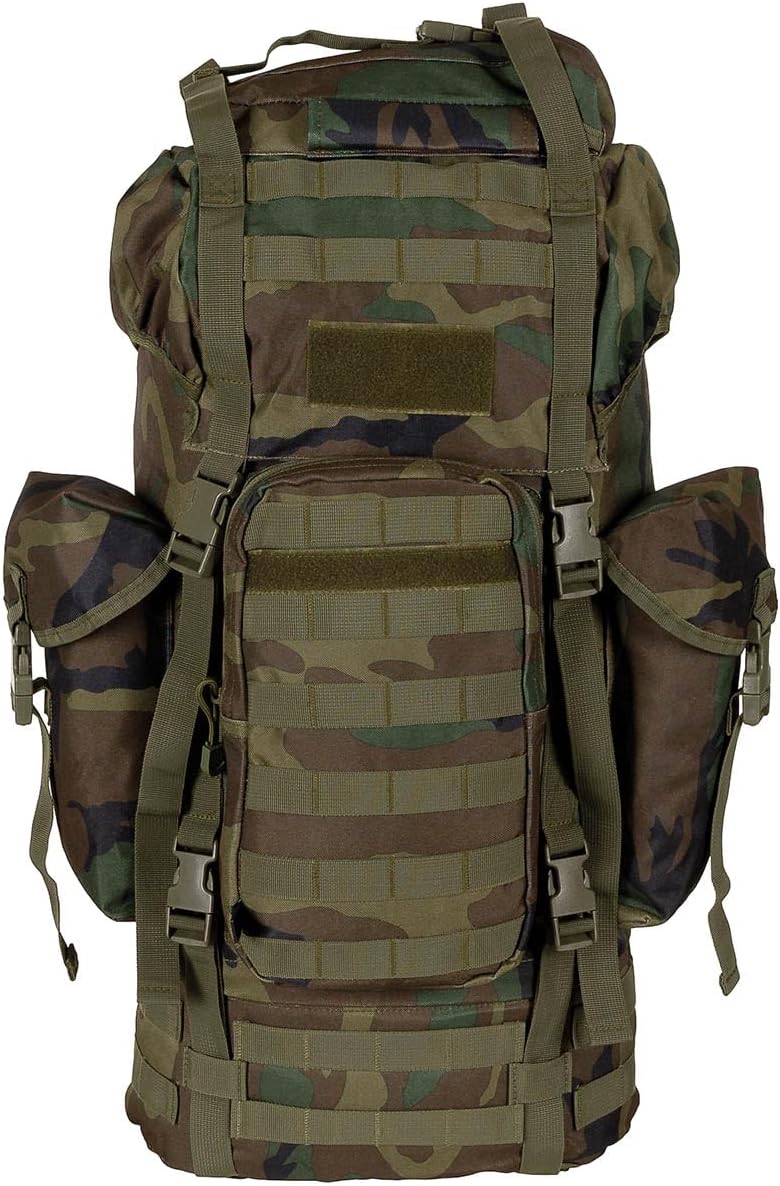 MFH BW Molle Combat Backpack, 65 L, Aluminium, M95 CZ camouflage, 65L