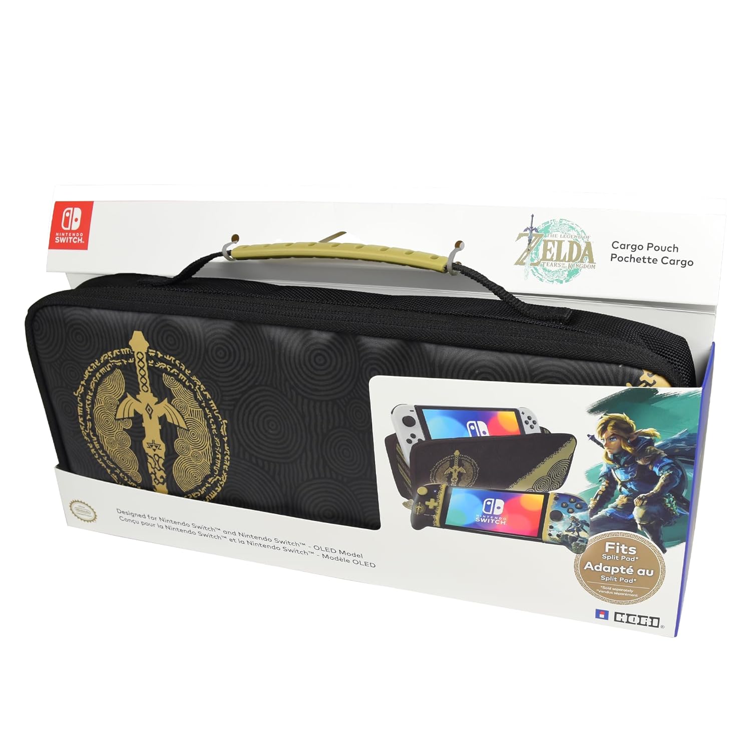 Nintendo Switch Cargo Pouch (The Legend of Zelda™: Tears of the Kingdom Edition) - AC Adapter and Split Pad Pro Compatible Travel Case - Officially Licensed by Nintendo - Image 5