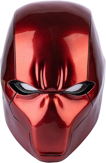 ACEGUARDER Red Helmet Deluxe Cosplay Prop UV Bright Surface Collectors Edition Halloween Costume Mask Props