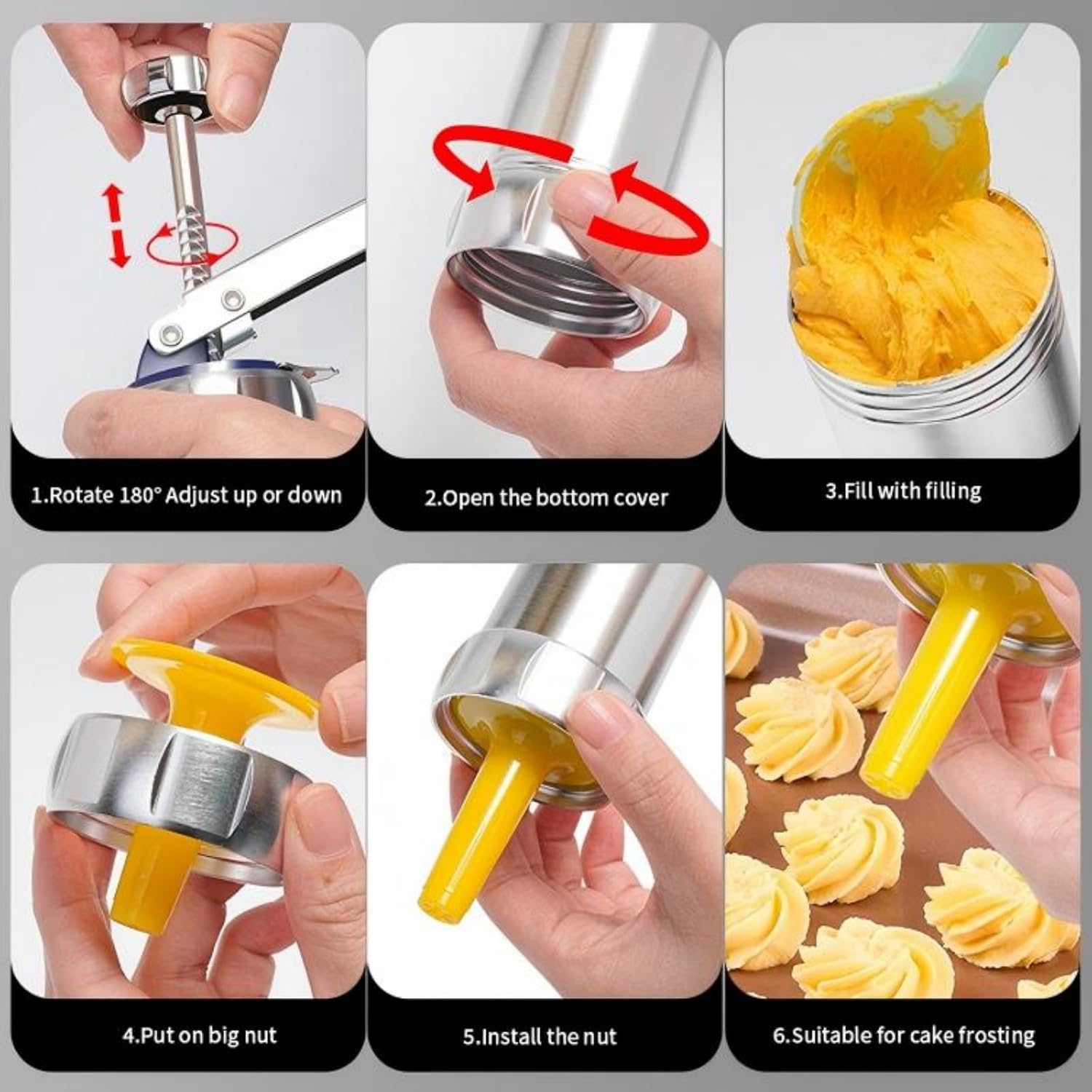 クッキープレスガン Spritz クッキープレス クッキーメーカー ベーキング用 DIYビスケットメーカー デコレーション用 クッキ