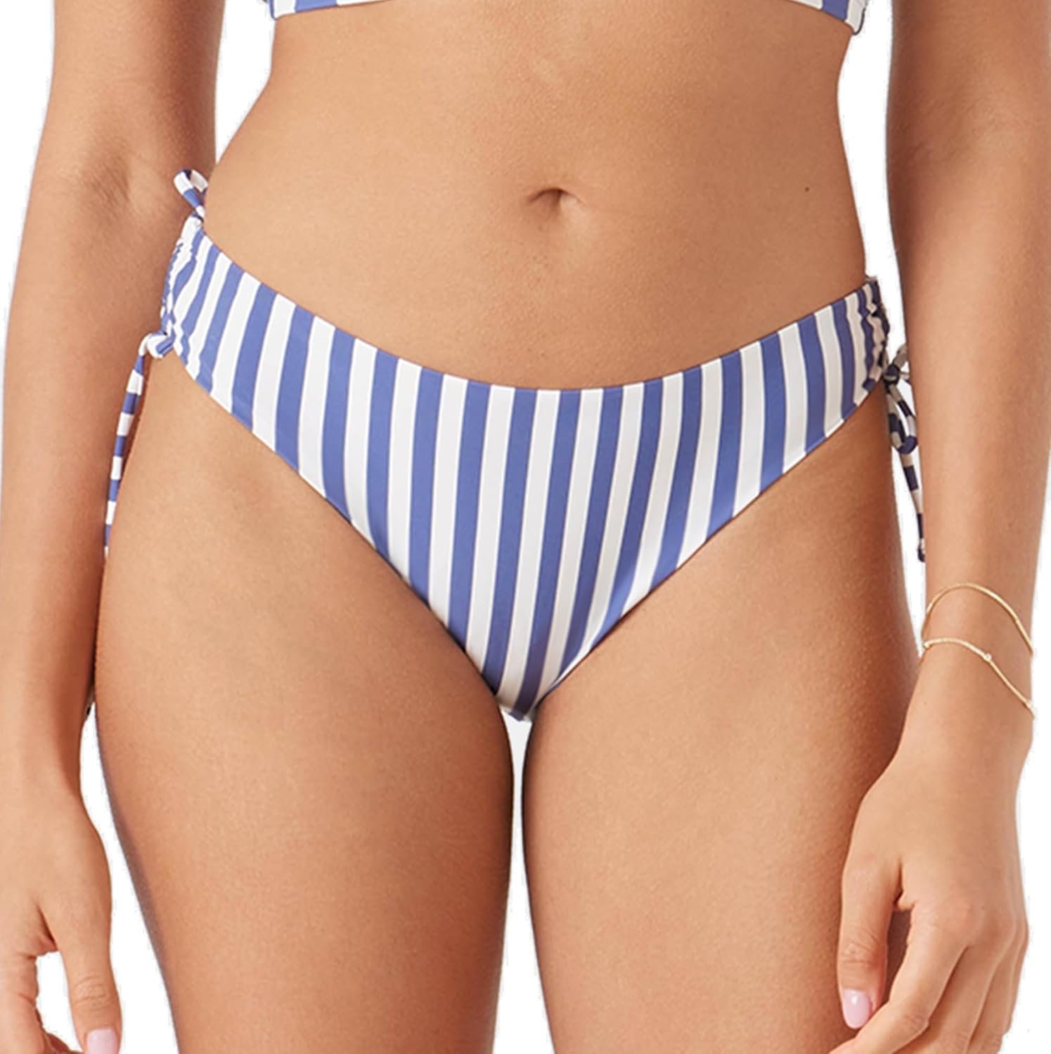 Roxy Women's Side Tie Cheeky Bikini Bottoms – Low Rise Swimwear, UPF 50+ Sun Protection