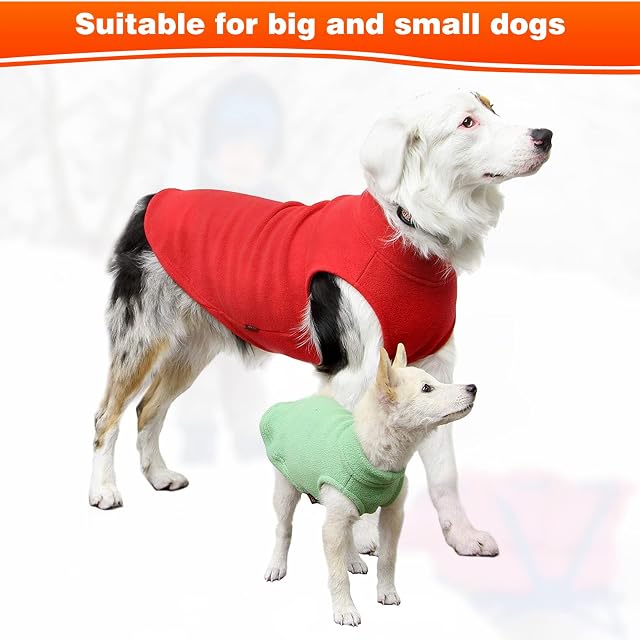Foto 6 de 7 de PETCUTE Chaqueta para Perros,Chaleco de Forro Polar para Perro,A Prueba de Viento Ropa para Perros…