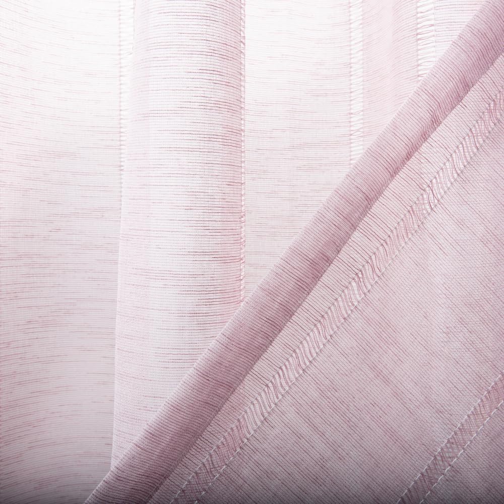 SAFAVIEH Home Curtain Lemma Lavender Semi-Sheer 52" x 84" Grommet Window Drape Panel