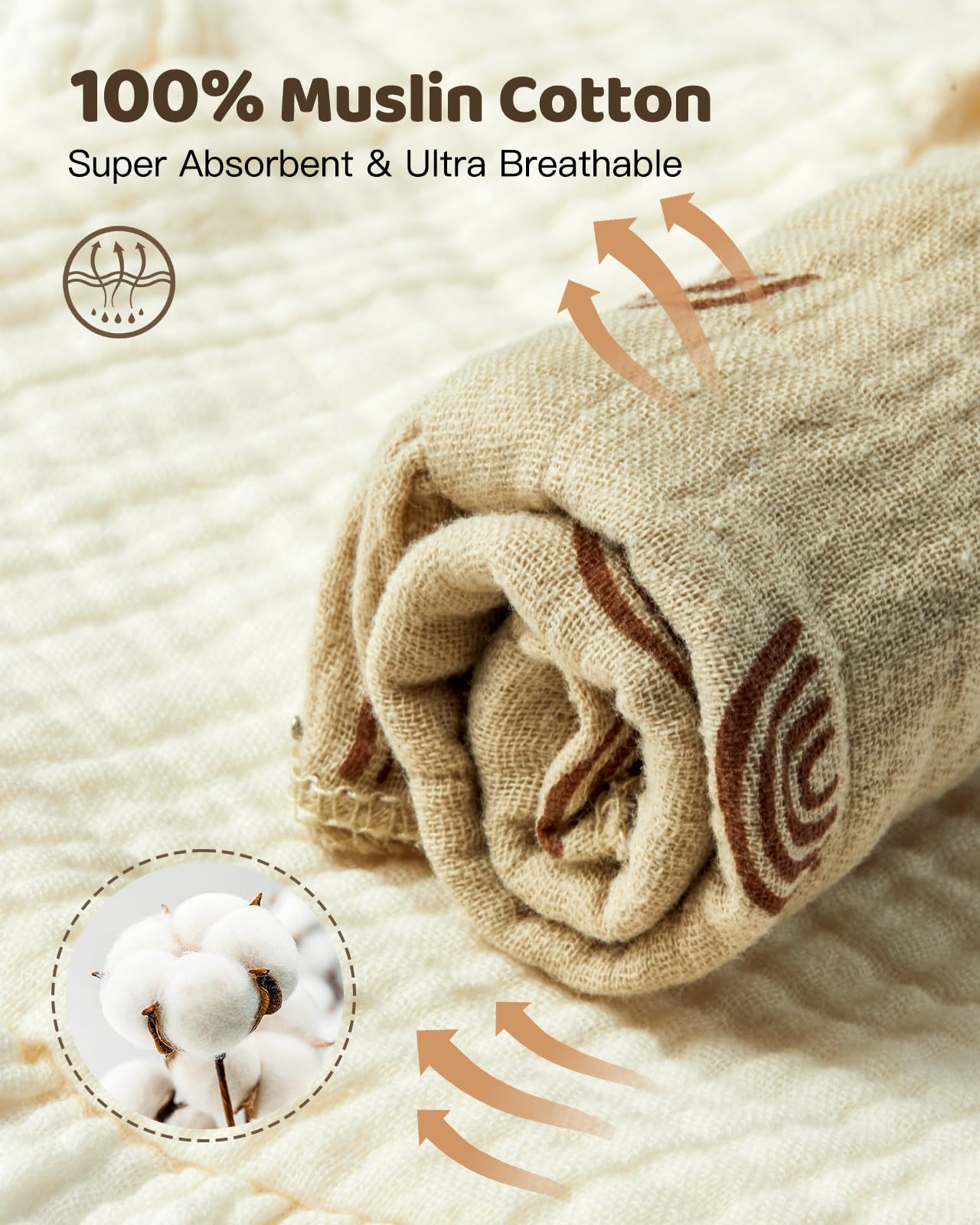 Lictin Bavaglini Neonato-Bavaglini Bambini,set di 8 bavaglini a bandana, 100% cotone, bavaglini morbidi per bambini, adatti per la dentizione dei bambini da 0 a 24 mesi