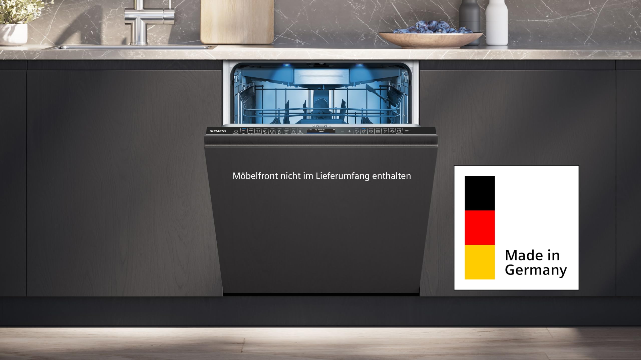 Siemens iQ700 SX87TX02CE Geschirrspüler vollintegriert 60 cm Zeolith-Trocknung varioSpeed Plus flexComfort Pro 42 dB Home Connect 14 Maßgedecke Made in Germany