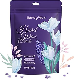 Refill Wax Beads for Hair Removal Kit, Brazilian Coarse Waxing for Bikini, Face, Eyebrow, Back, Chest, Legs, Armpit, At Home Waxing Beads for Women and Men