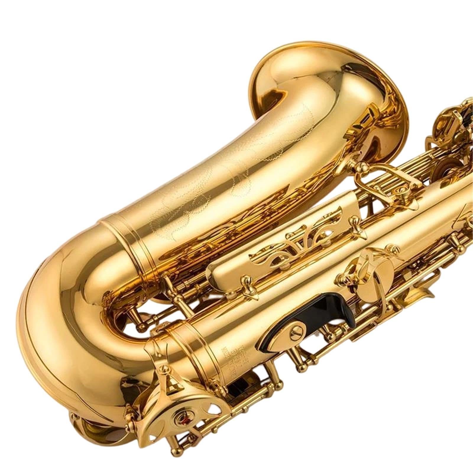 Adulte Saxophone Saxophone Alto Clé Mib Plaqué Or