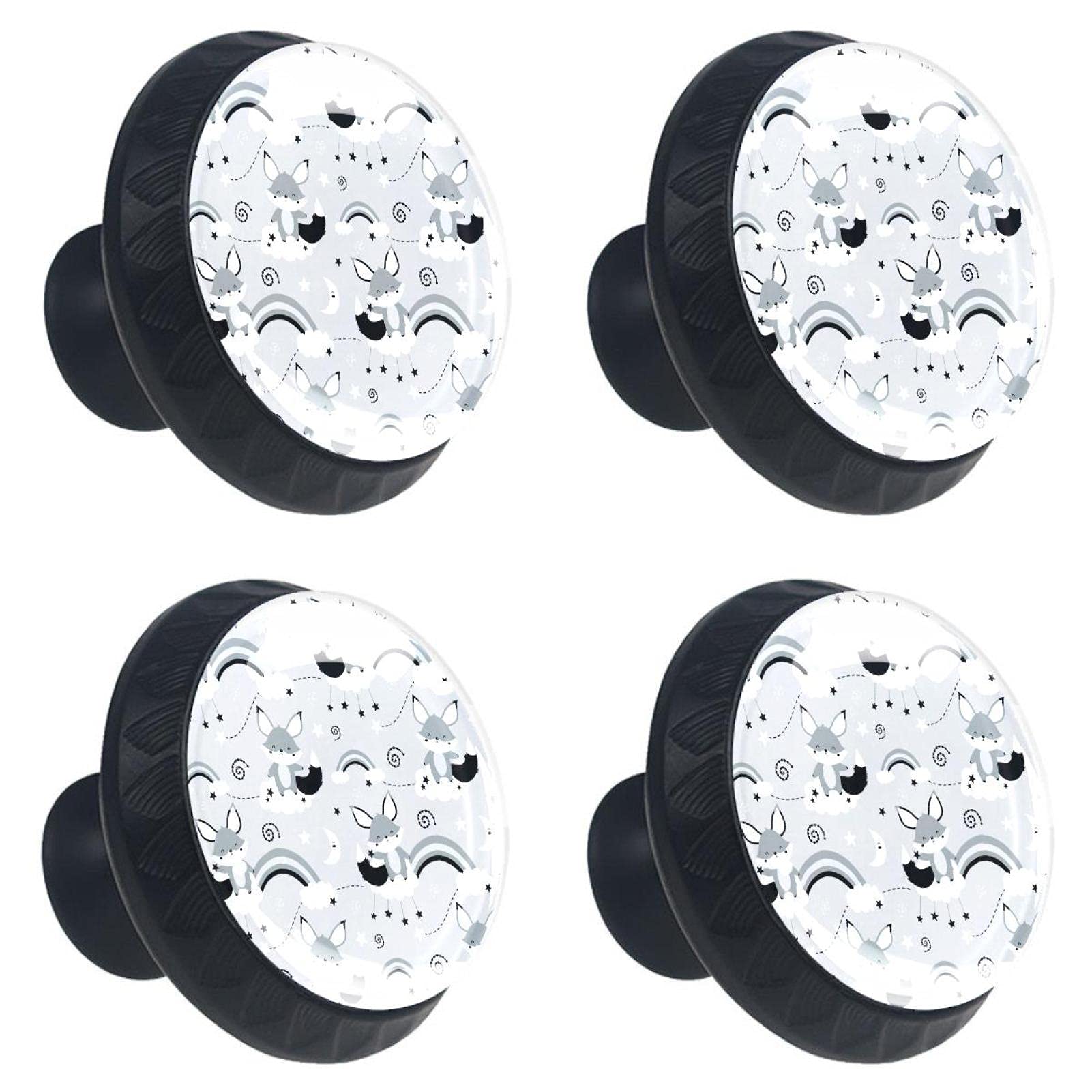Boutons de tiroir en verre lot de 4 pour relooker facilement un meuble usé