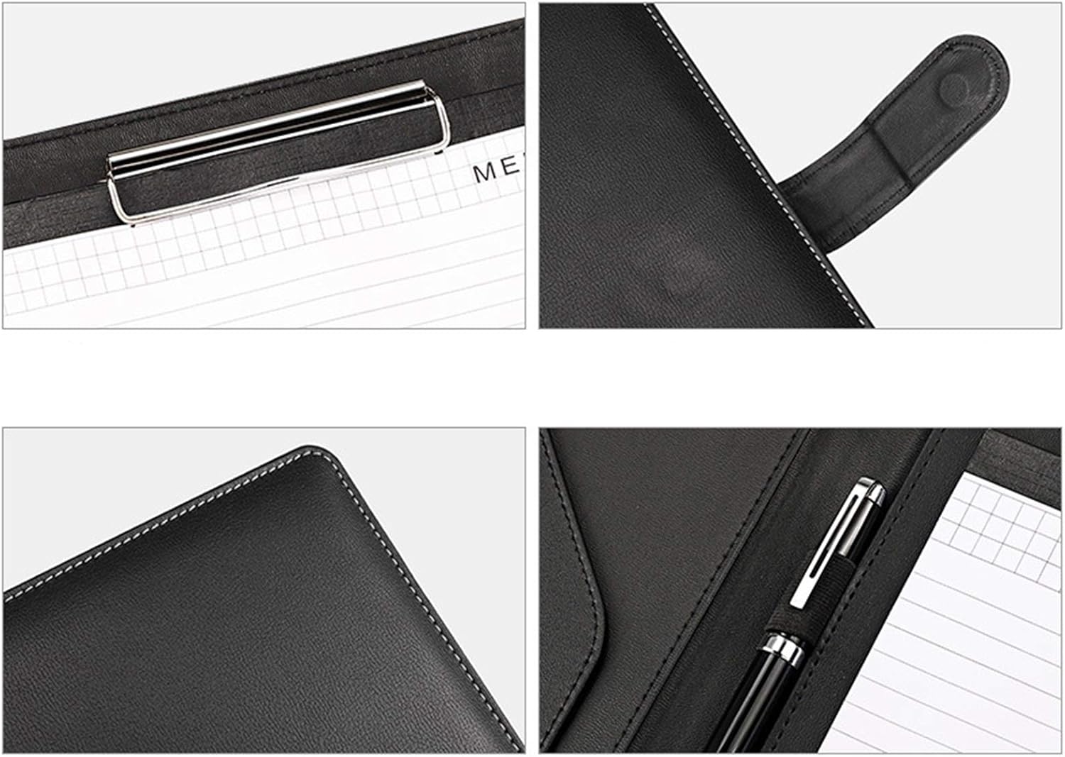 クリップボード A4 多機能バインダー ブリーフケース フォルダー ホルダー レター オフィス 会議用品 書類ホルダー (色 : B