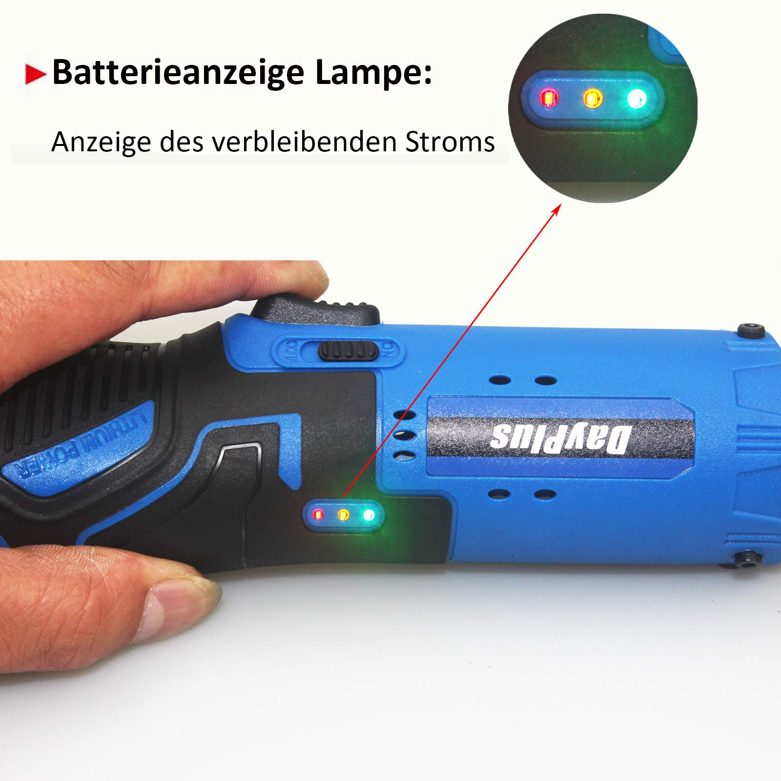 Clé à Cliquet électrique 21V 3/8" - Couple 100 Nm, 2 Batteries 2.0 Ah - 8 Douilles Incluses - Pour Bricolage, Mécanique