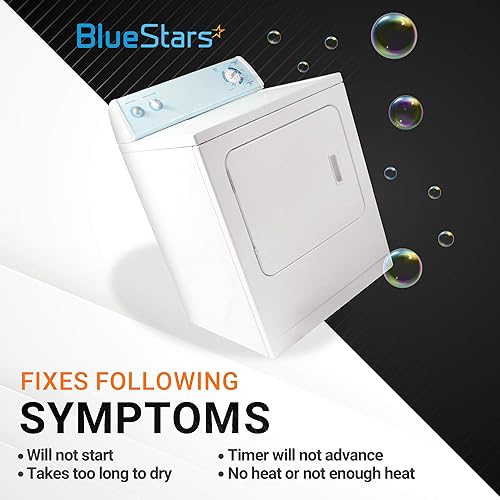 Miniatura 10 de BlueStars WP3387134 3387134 - Termostato de ciclismo para secadora - Compatible con secadores Whirlpool Kenmore - Sustituye a AP6008270 306910