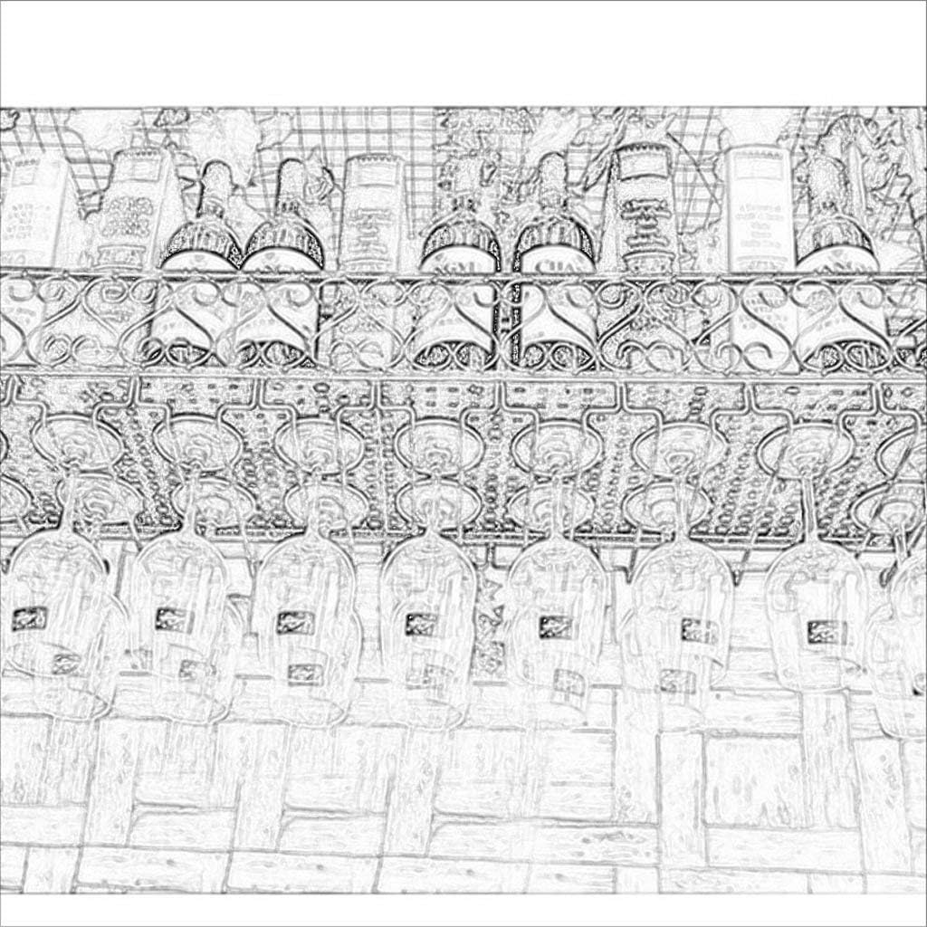 Vintage Wrought Iron Wine Glass Holder Rack with Hanging Champagne Glass Rack Black 60 * 25cm