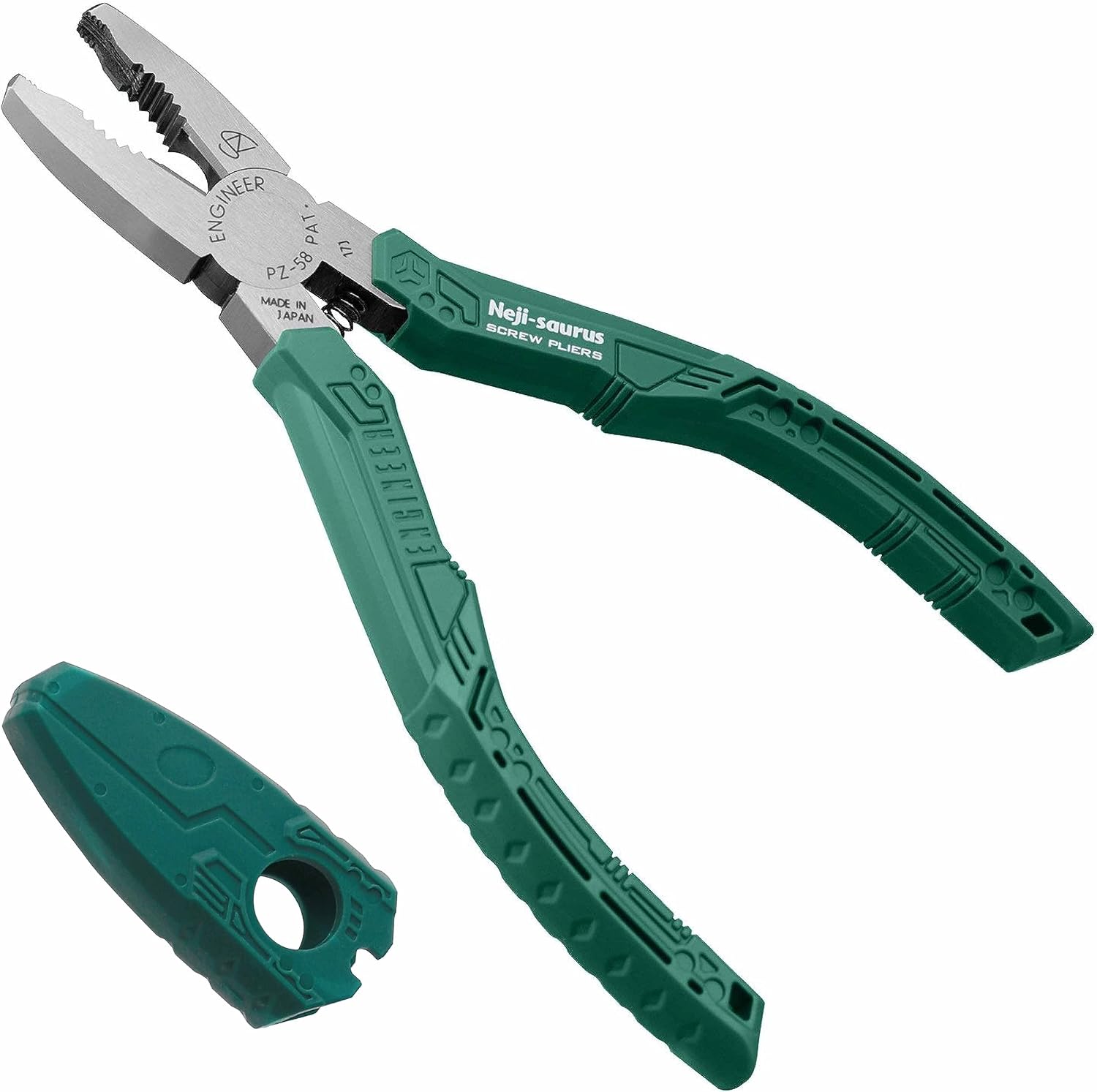 ENGINEER PZ-58 Screw Removal Pliers & PZM-58 Urus Mask Cap Bundle (Made in Japan)