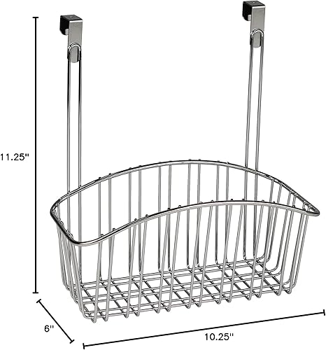 Miniatura 5 de Spectrum Diversified Contempo - Cesta de almacenamiento sobre el gabinete, alambre de acero, organizador de fregadero para cocina y baño, tamaño