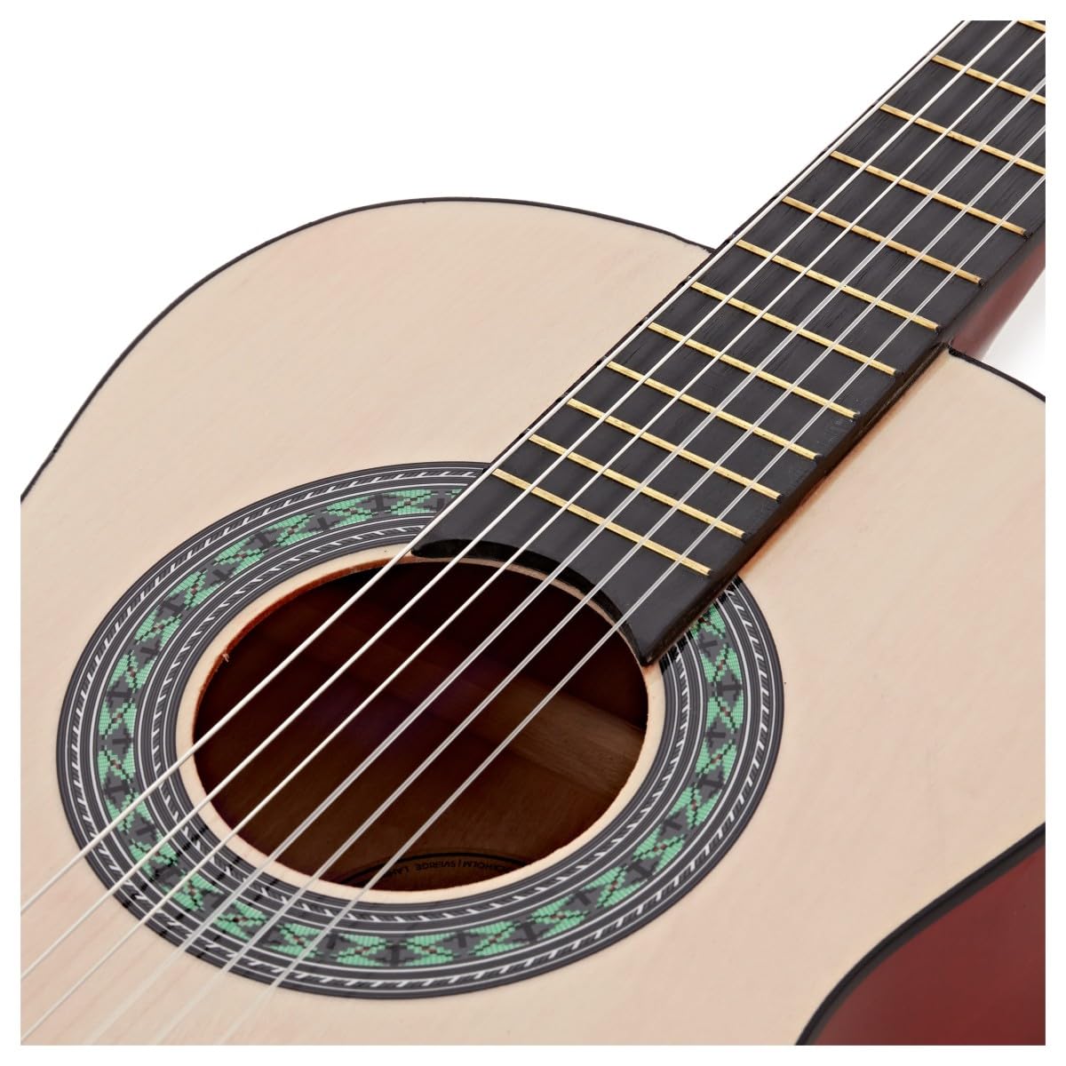 Chitarra Classica Junior 1/2 Natural di Gear4music | Per giovani principianti, corde in nylon morbide per le piccole mani, strumento compatto a metà misura, costruzione robusta