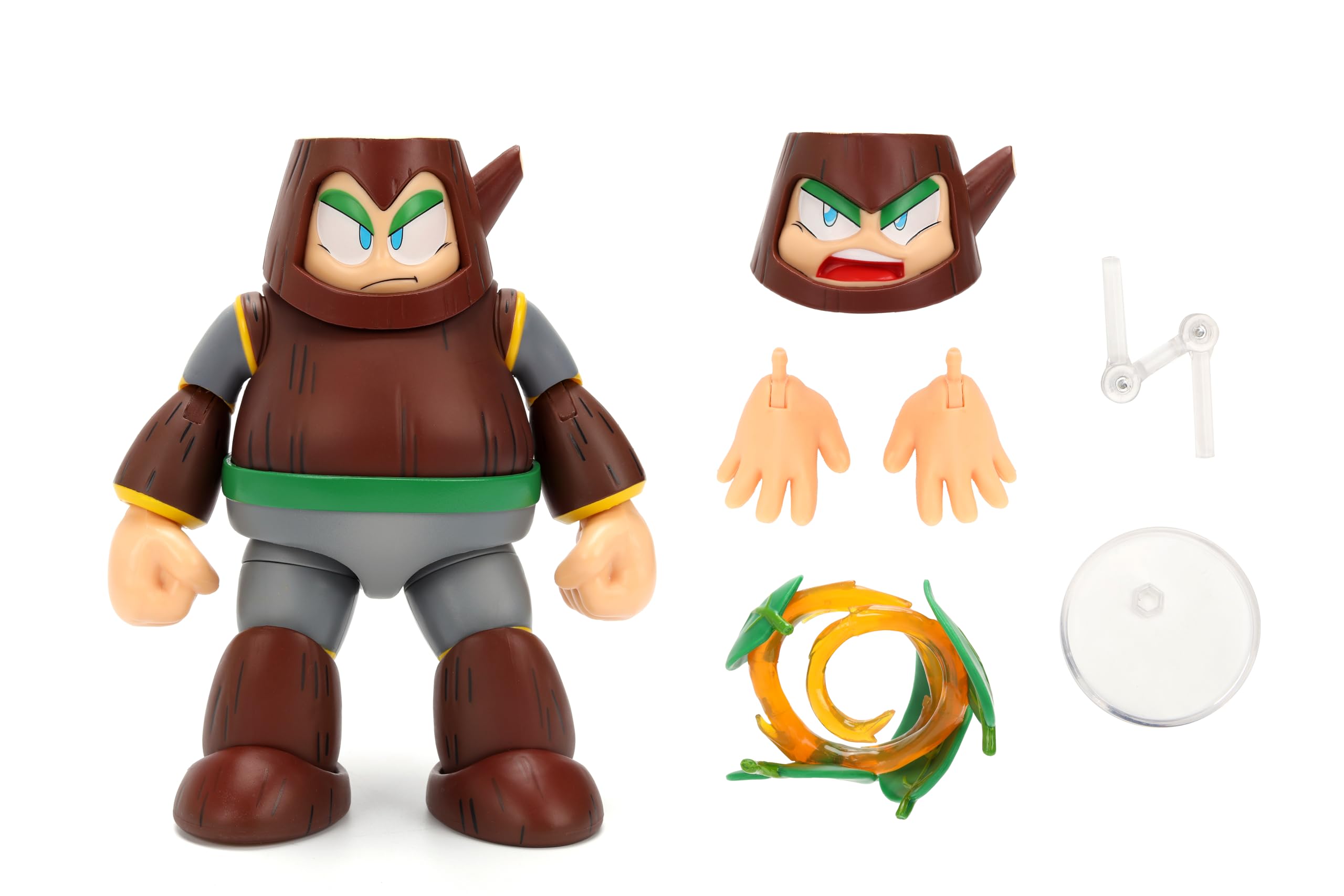 VALIEM ACT3 MM ANGRY Ｍsize Amazon.com: Jada Mega Man Wave 3 Wood Man Action Figure Toys – 1