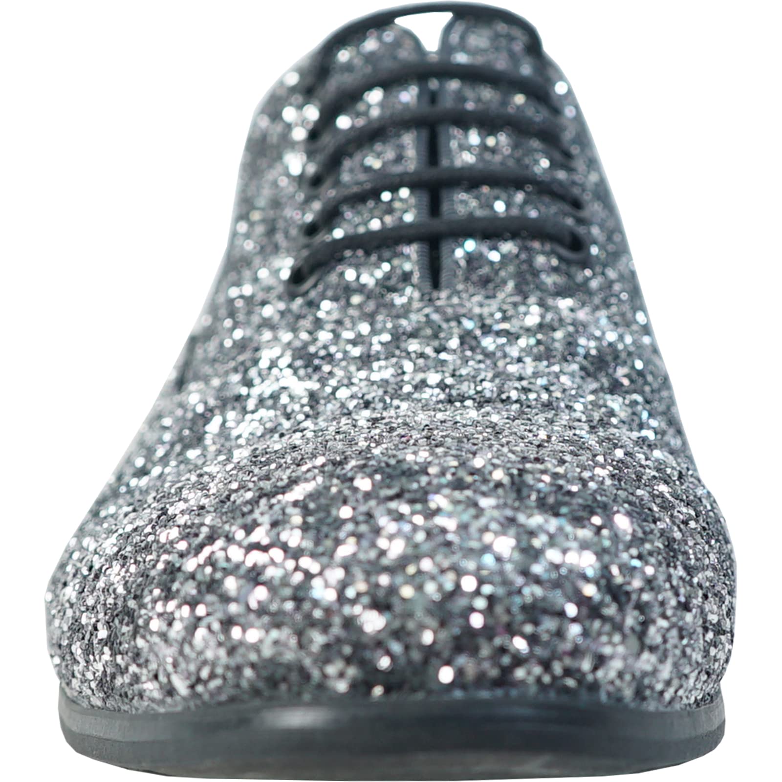 bravo! Zapatos de vestir para hombre, mocasines sin cordones, Oxford con puntera metálica, purpurina para boda, graduación, negro, azul, verde, dorado, rosa, peltre, morado, plateado, rojo
