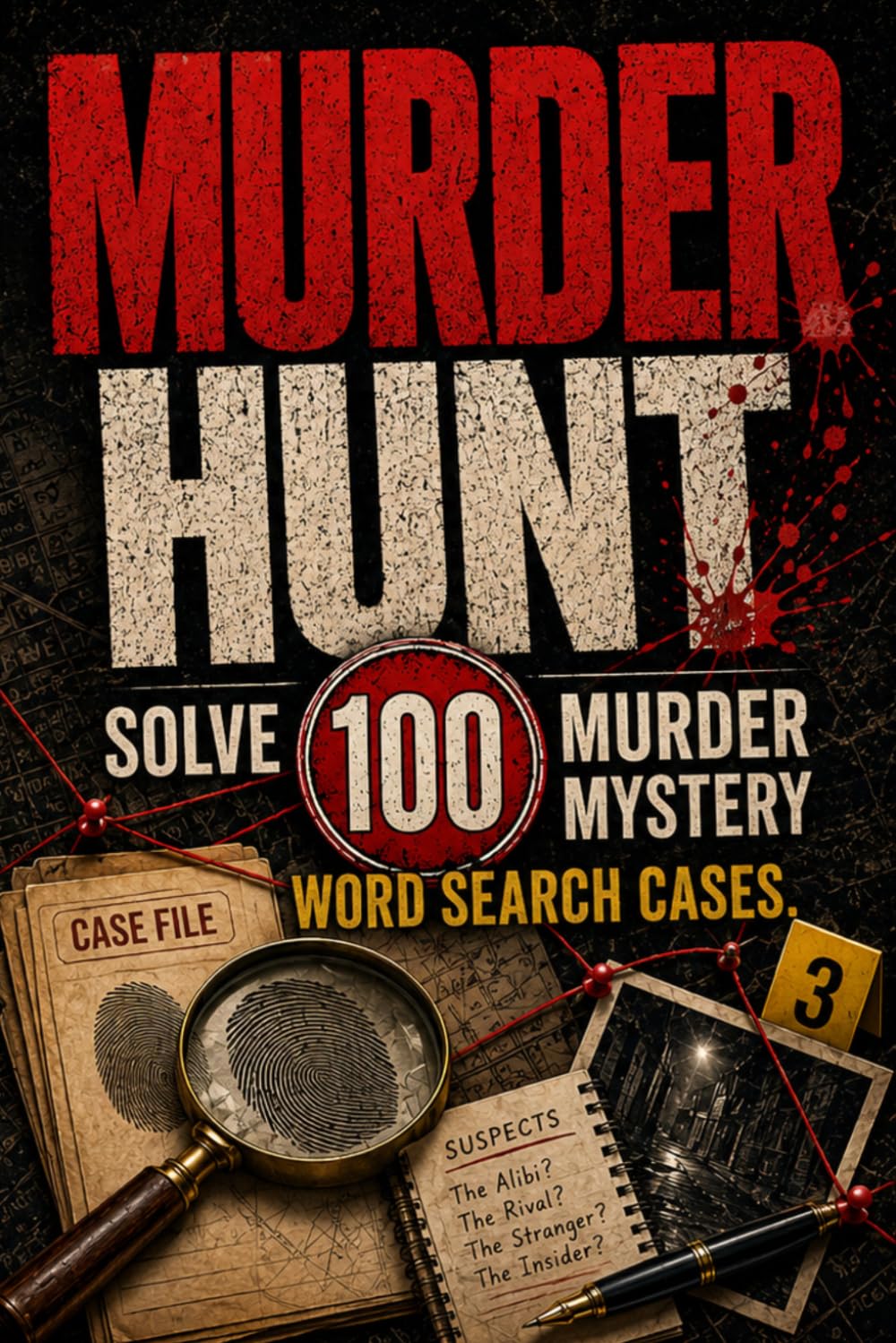 Murder Hunt: Solve 100 Murder Mystery Word Search Cases and Catch the Killer