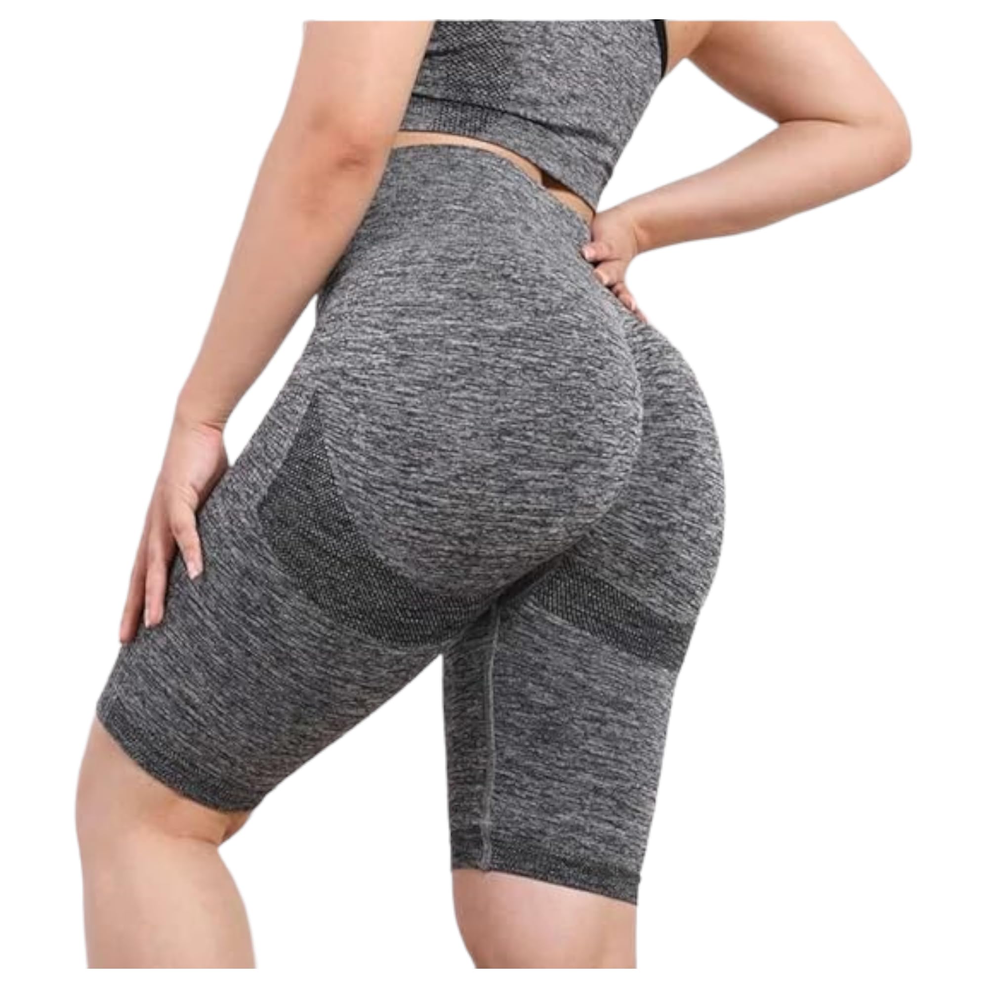 Women's Butt Lifting Yoga Shorts Workout High Waist Tummy Control Ruched Booty Pants Multicolour-image-27