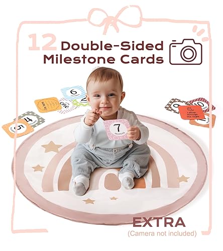 Miniatura 6 de little dove Tapete de juego para gimnasio y bebés diseño de arco iris para recién nacidos basado en etapas actividades de desarrollo para bebés y