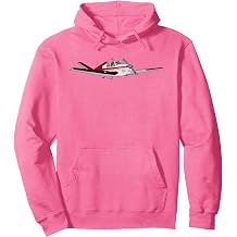 Bonanza 35 V-Tail Airplane Illustration T-shirt Pullover Hoodie