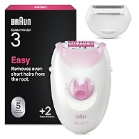 Braun Silk Epil 3 Epilatore Elettrico Donna Con Filo, Rasoio Elettrico Donna