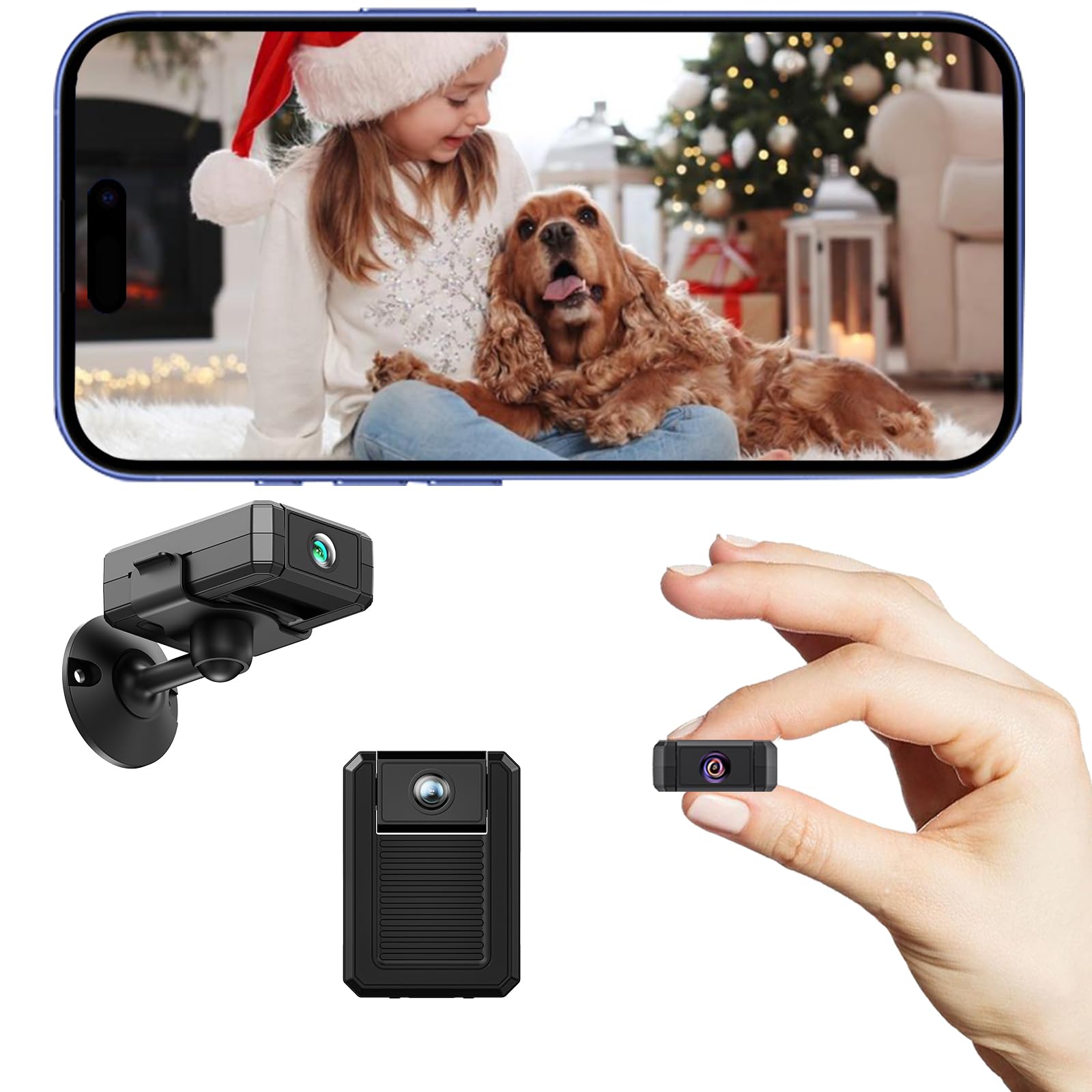 Only 5 8 inch Hidden Camera with Audio Video Mini Spy Camera Full HD 1080P for Home Indoor
