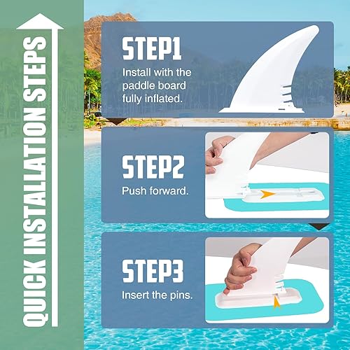 Vista 24 de FunWater Inflatable Stand Up Paddle Board with Premium SUP Paddleboard Accessories, Wide Stable Anti-Slip EVA Deck, 11'/10'6" Paddle Boards for