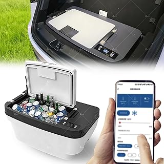 Tlyard Model Y Trunk 35L App Control Fridge 2020-2025 Huge Car Refrigerator, Car Freezer for Tesla Model Y Juniper 2026 2025, -7.6℉-50℉ Trunk Portable Freezer for Camping Tailgating Road Trip Home