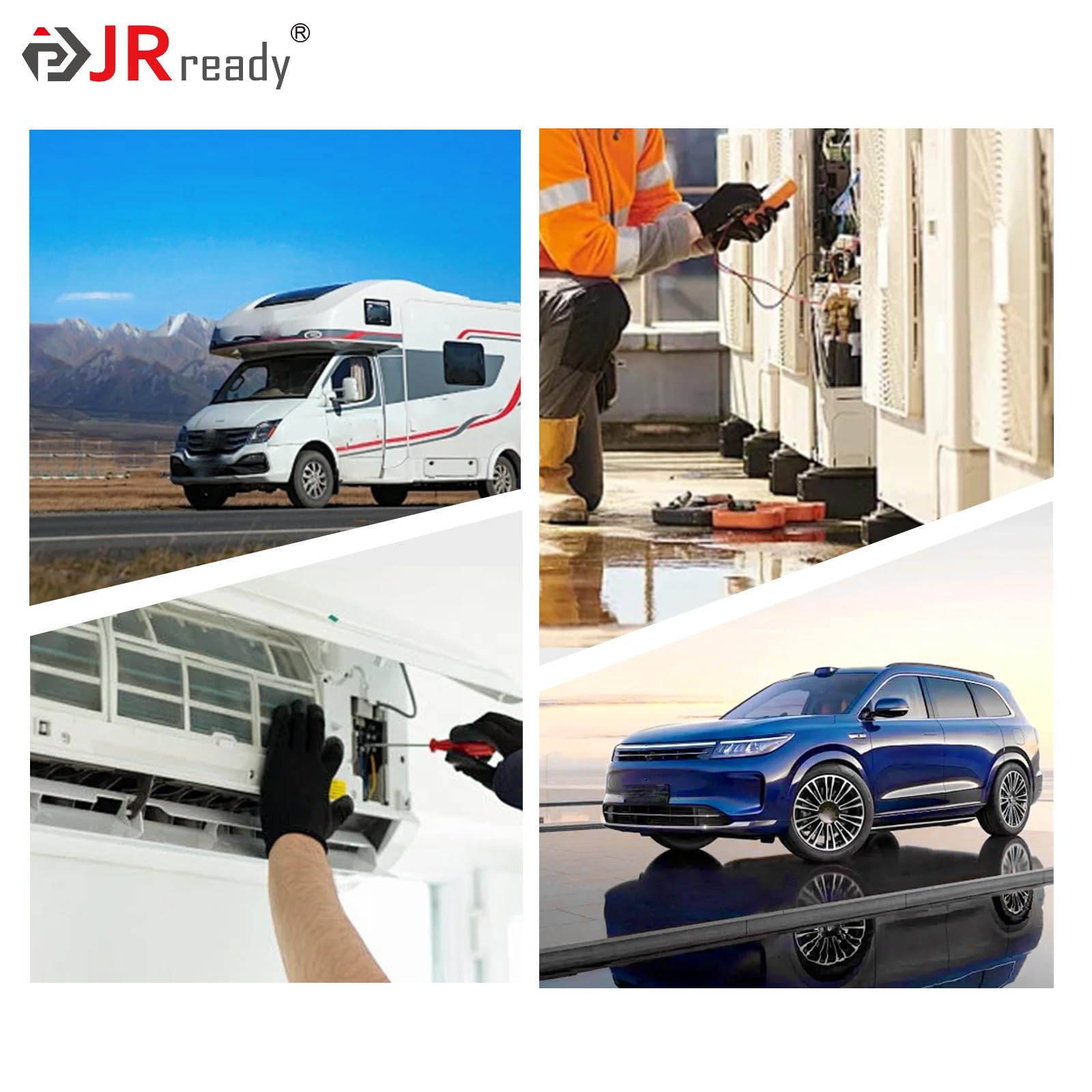 JRready ST6499 Kit de connecteurs pour véhicules avec connecteurs Molex, 2-12 broches, contacts à sertir, boîtier en PA66, pour auto & installation électrique - Kit de 345 pièces incl. kit d
