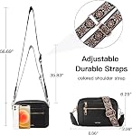 Sac à bandoulière Telena pour femmes, petits sacs à bandoulière en cuir végan tendance avec bandoulière réglable