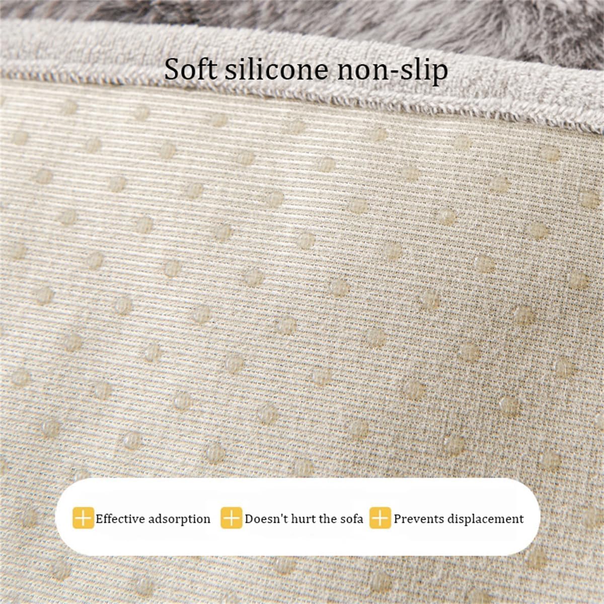 Pet Bed Couch Protector Plush Dog Mat Dog Sofa with Soft Neck Bolster, Cushion Protector Cat Bed (29.53-29.53in/75-75cm,Curry)