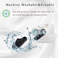 Vista 5 de Pantuflas de espuma viscoelástica para mujer y hombre.