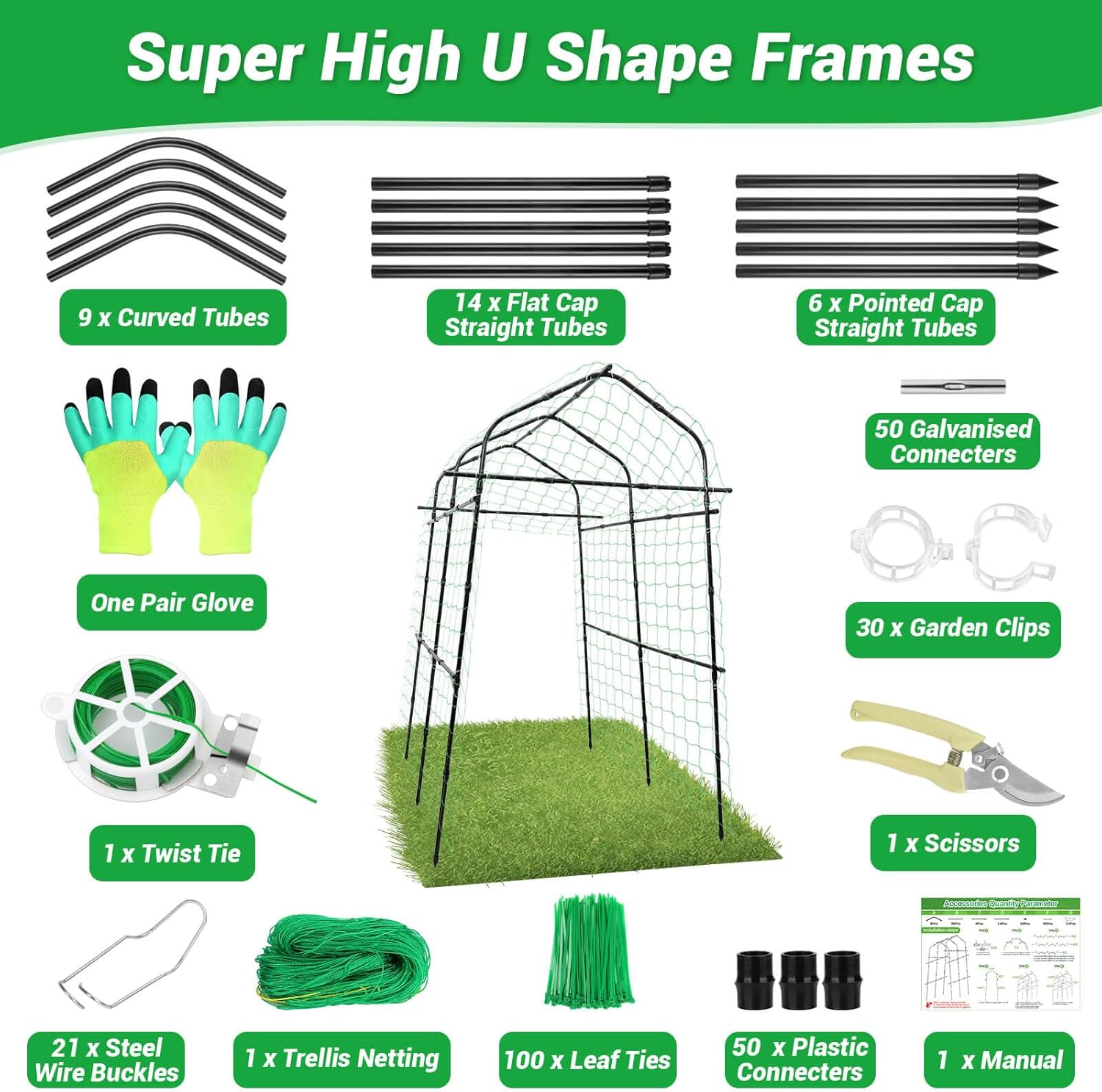 Tall Garden Arch Trellis for Climbing Plants Outdoor,7 ft Arbor Large Arch Tunnel Trellis, Metal Cucumber Trellis, Plant Support Archway Garden Trellis for Vegetables Fruits Flowers Yard