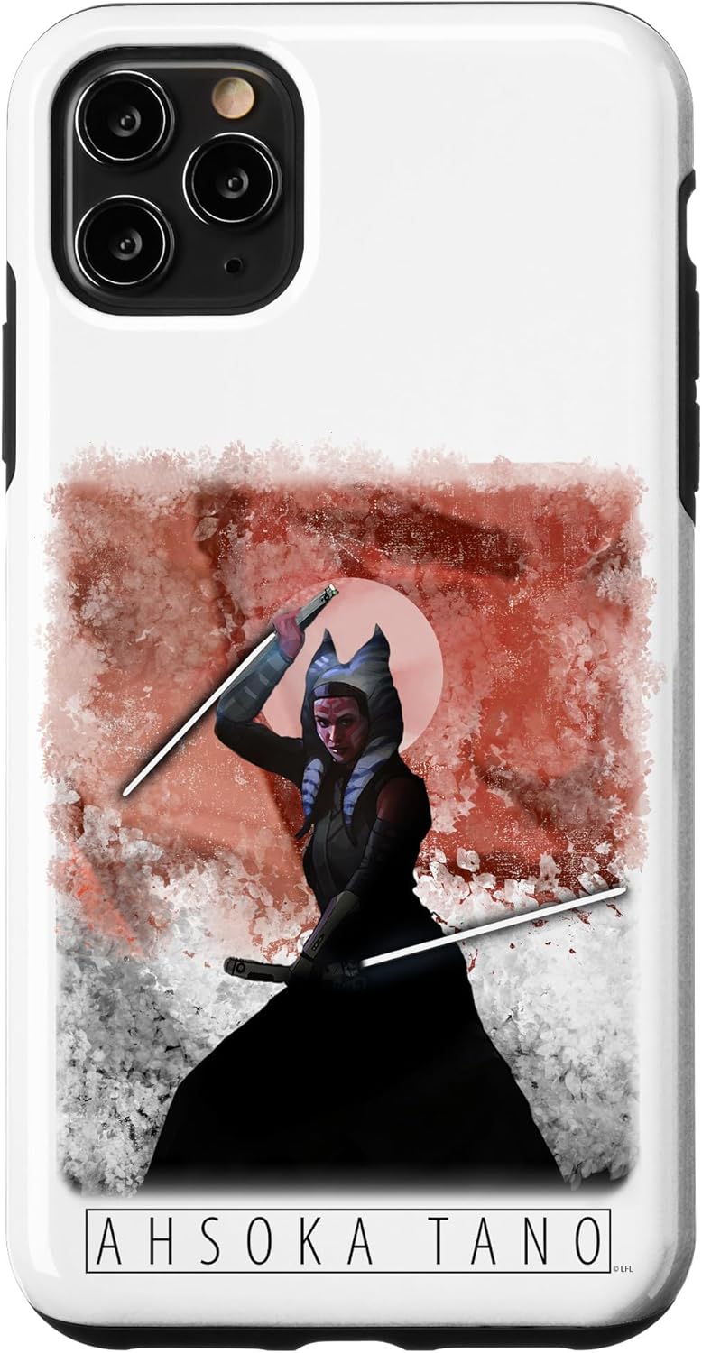 iPhone 11 Pro Max Star Wars: The Mandalorian Ahsoka Tano Painted Portrait R13 Case