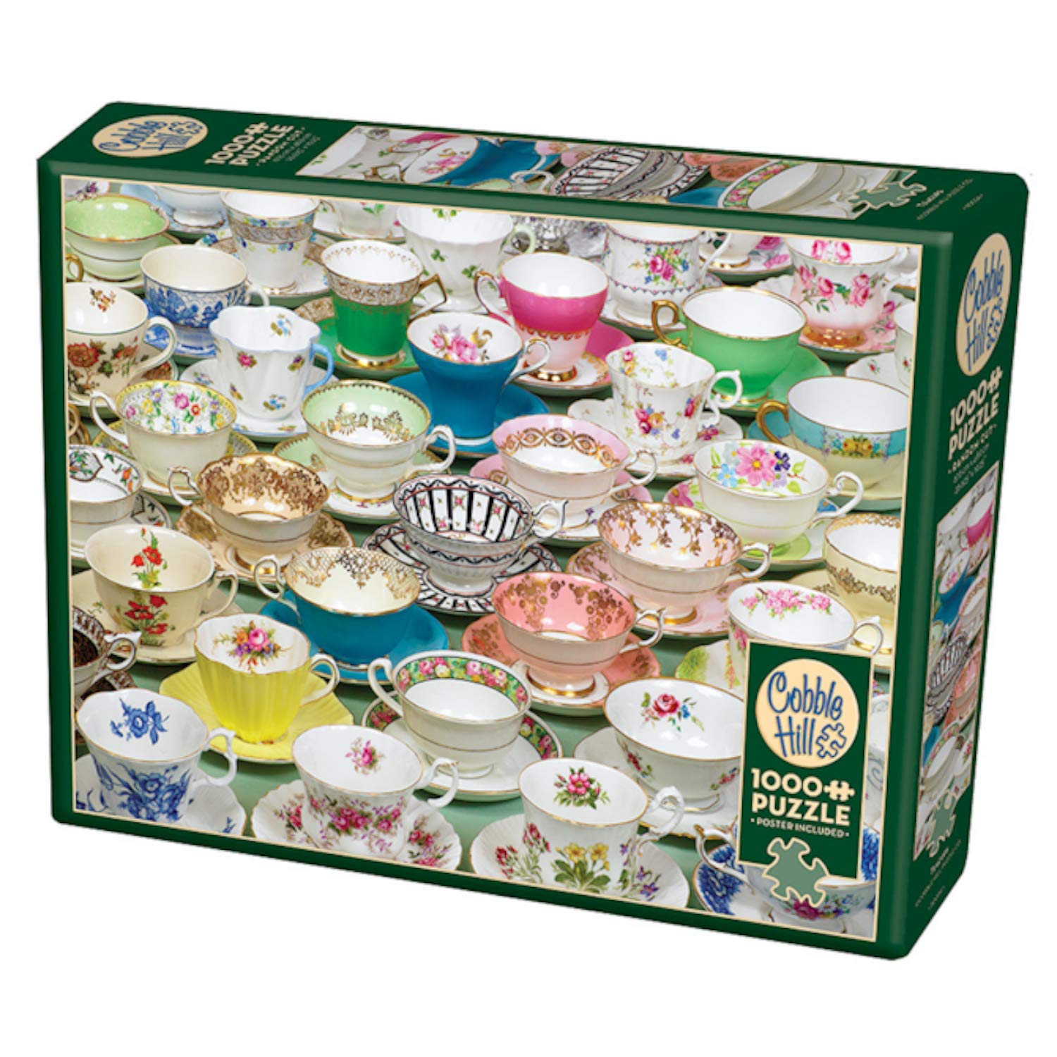 Outset Media Cobblehill Puzzles Mo 1000 - Teacups
