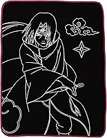 Vista 1 de Coleccionables Naruto Itachi Ropa de cama de anime supersuave de micro Raschel, 46 x 60 pulgadas, (Producto oficial con licencia) de Franco