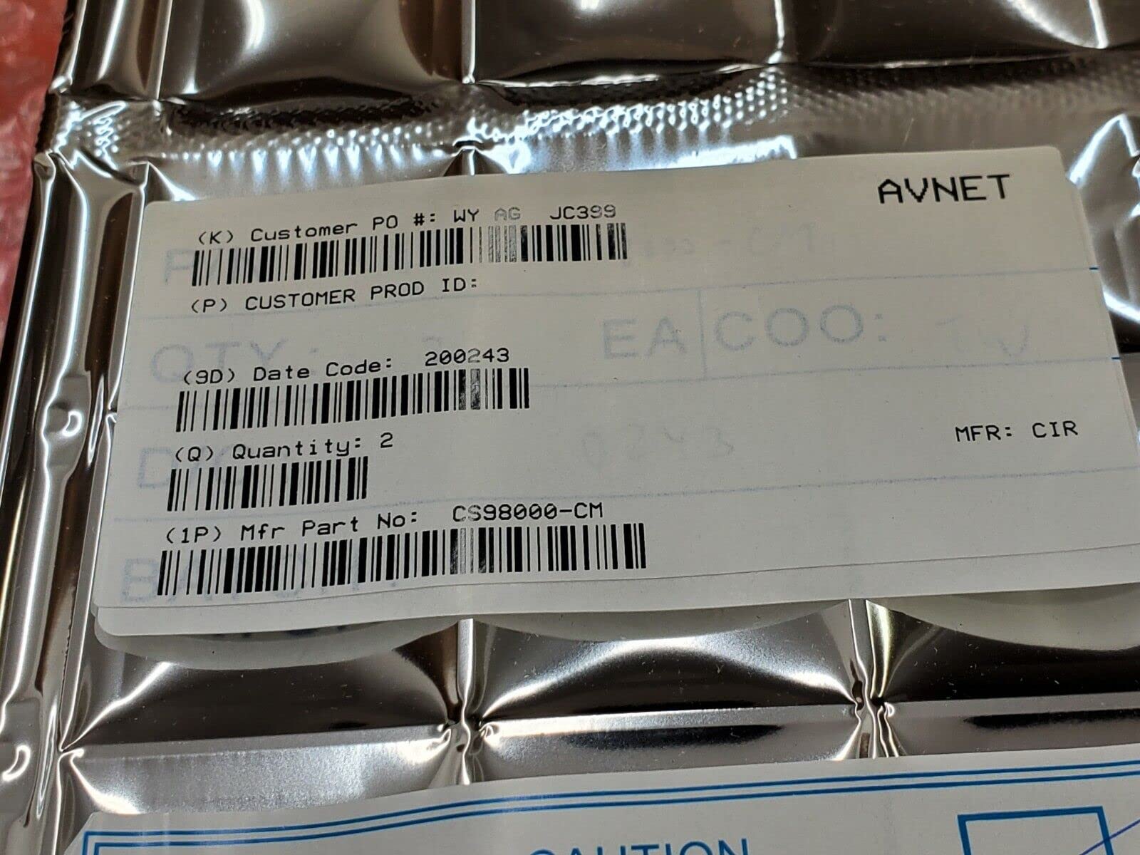 (1 PC) CS98000-CM, CIR, US Stock*