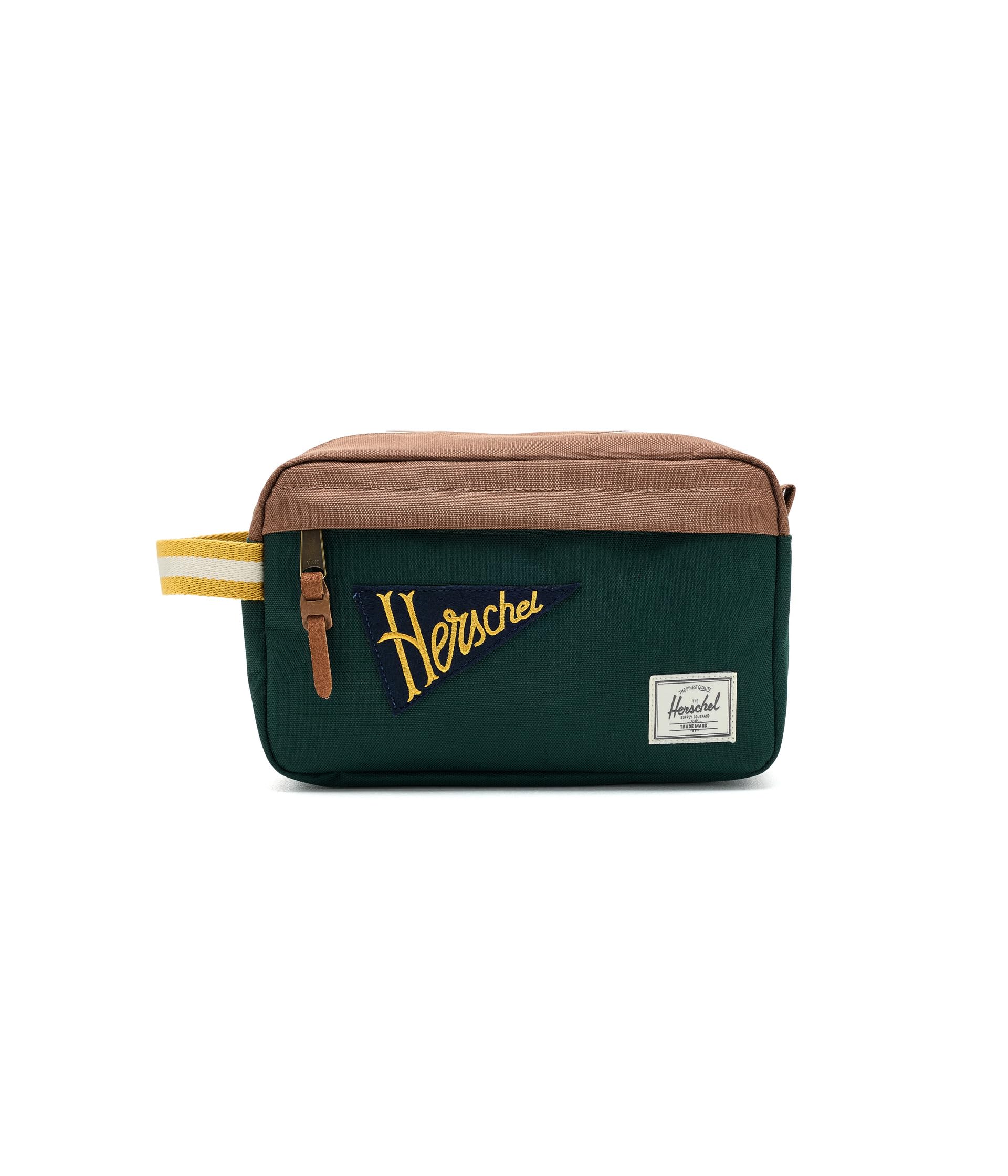 Herschel Unisex Chapter Travel Kit, Green Gable Patches, Standard - 5L