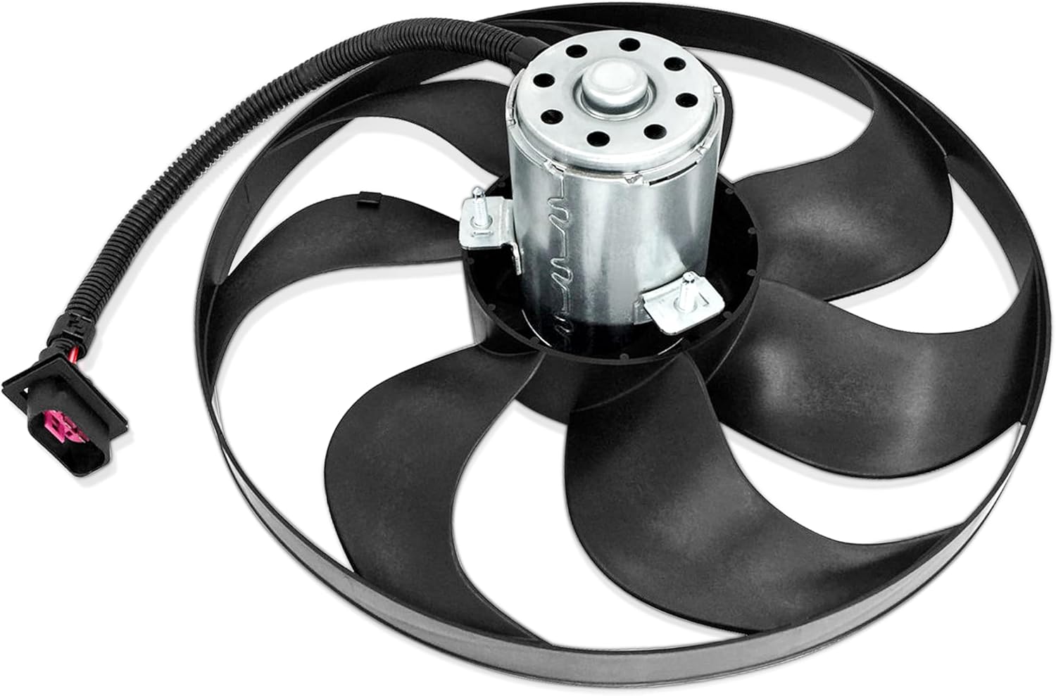 PartsFlow Radiator Cooling Fan Left for 2000-2006 Audi TT/TT Quattro for 1999-2006 Volkswagen Golf for 1999-2005 Volkswagen Jetta 1J0959455F