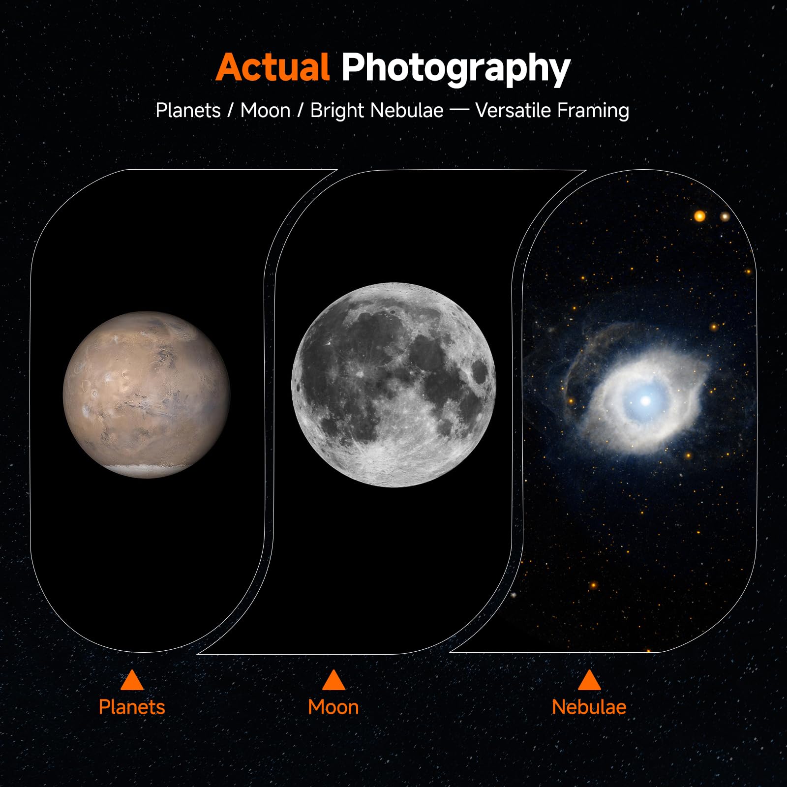 Svbony SC311 Telecamera telescopica WiFi, fotocamera per astrofotografia, sensore IMX662 da 2,1 MP, migliora la sensibilità rosso/NIR, esposizione lunga, oculare elettronico per EAA e nebulosa