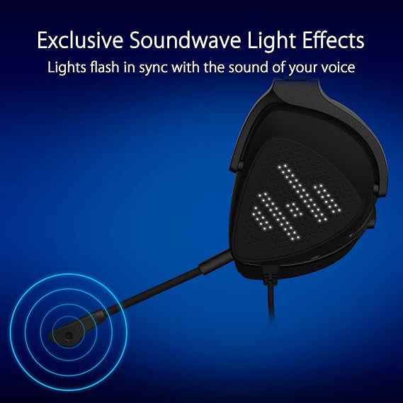 ASUS Rog Delta S Animate 7.1 Ess Quad Dac Circular Rgb Lighting with Ai Mic Rgb Gaming Headset with USB-C Connection