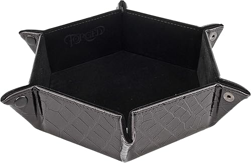 Miniatura 9 de Forged Dice Co. Bandeja de dados plegable portátil para usar como bandeja de dados Bandeja de Dados D&D o juego de dados 6.5 pulgadas silenciosos