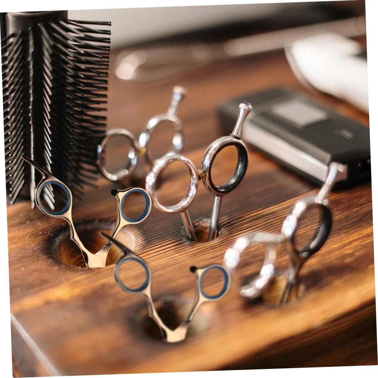 7pcs Hair Cutting Scissors Set for Women Men Professional Hairdressing Scissors Kit Hair Comb for DIY