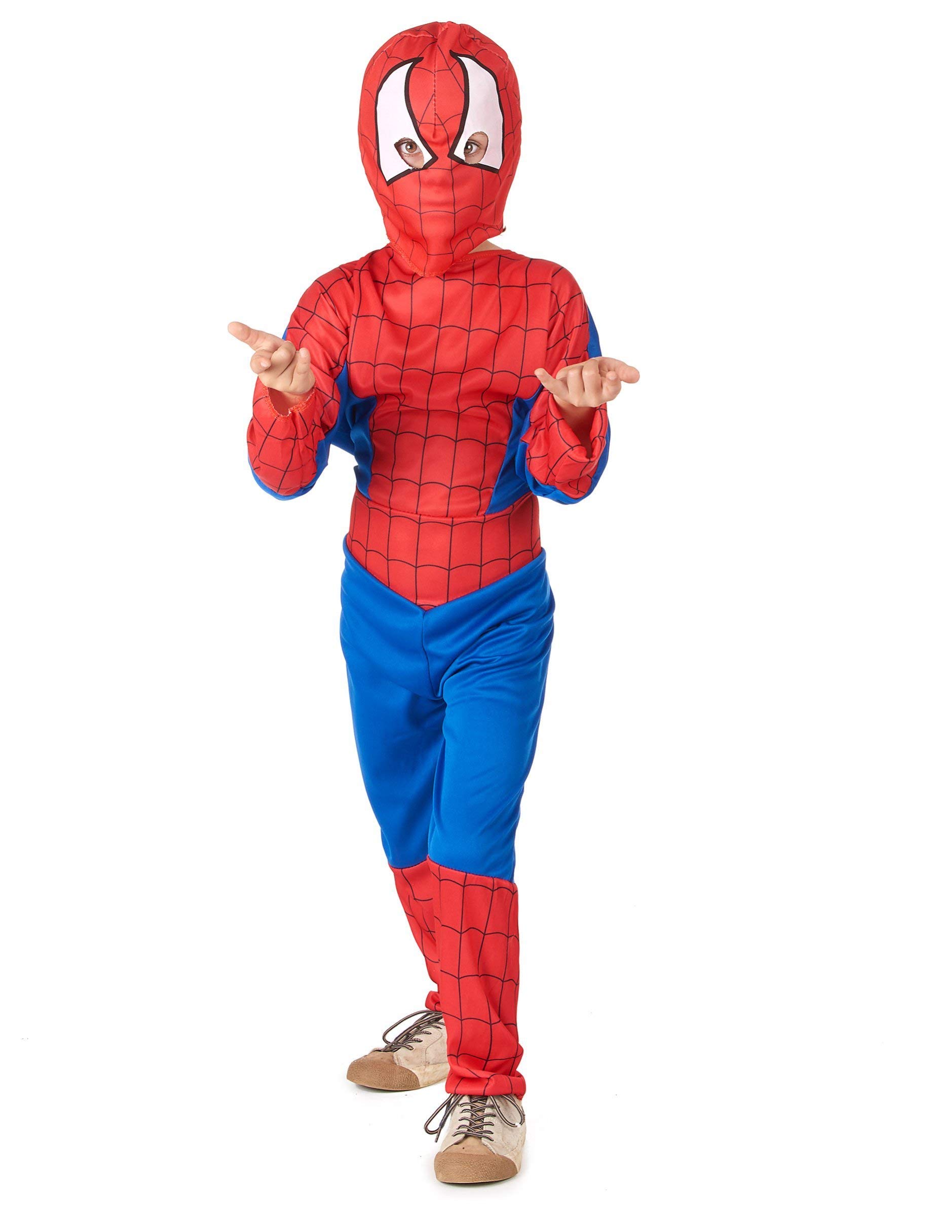 DEGUISE TOI Disfraz Hombre araña niño - M 7-9 años (120-130 cm)