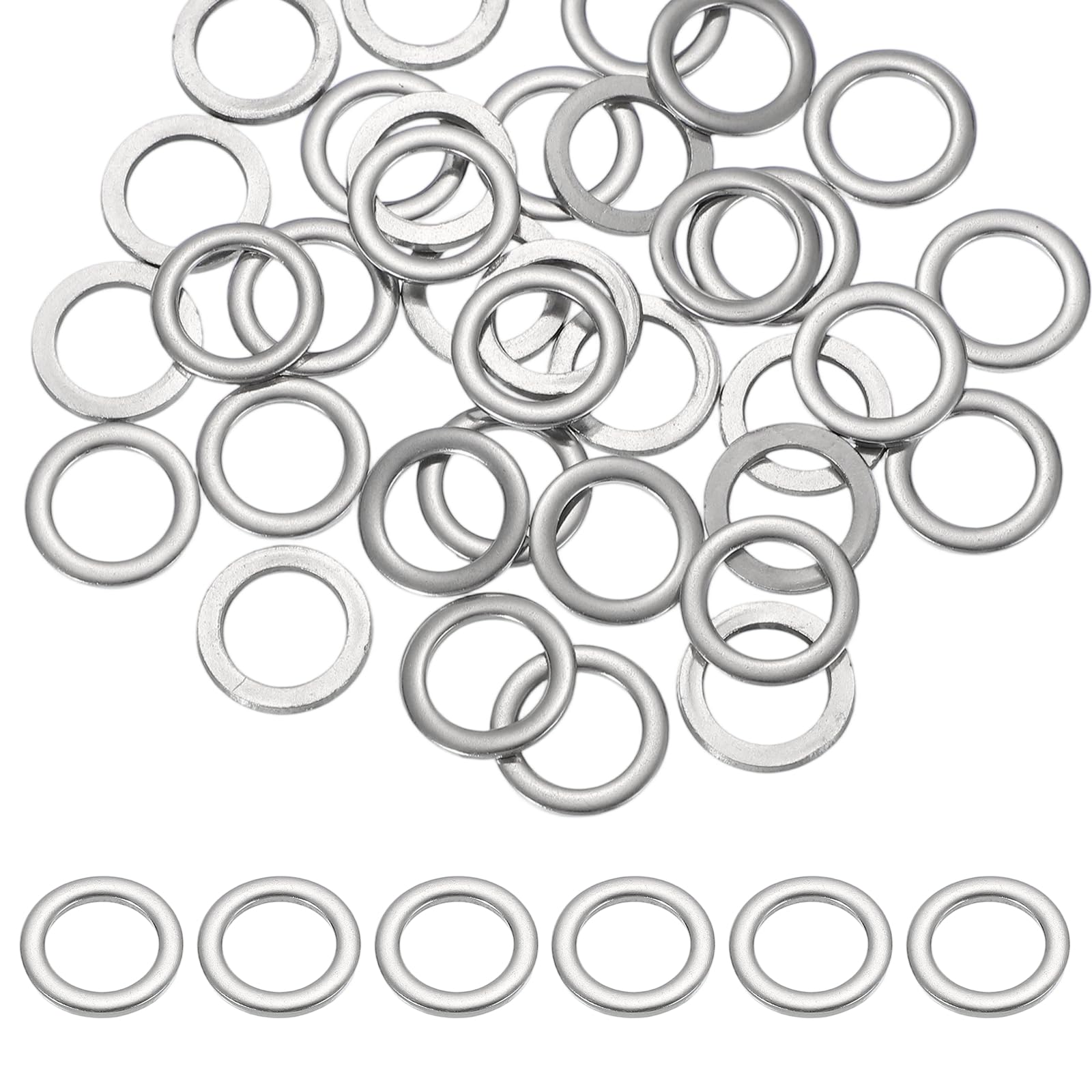 PATIKIL M12 x 18mm Metal Screw Washers Set, 36Pcs 304 Stainless Steel Flat Washers for Screws Bolts Factories Home Outdoor Projects
