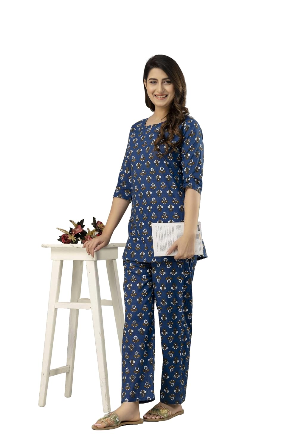 ATTNICO Women's Pure Cotton Summer Wear Night Suit | Booti Floral Print | Soft & Stylish Sleepwear Set | Comfortable Pajam... - Review, Price and Buying Guide