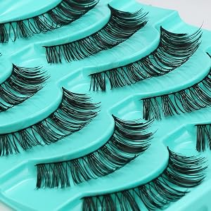 Lashed False Voluminous Eyelashes 5 Lashes Eye Big Lashes Pair Lot Crisscross Eyelashes Long Eye Lashes Sets