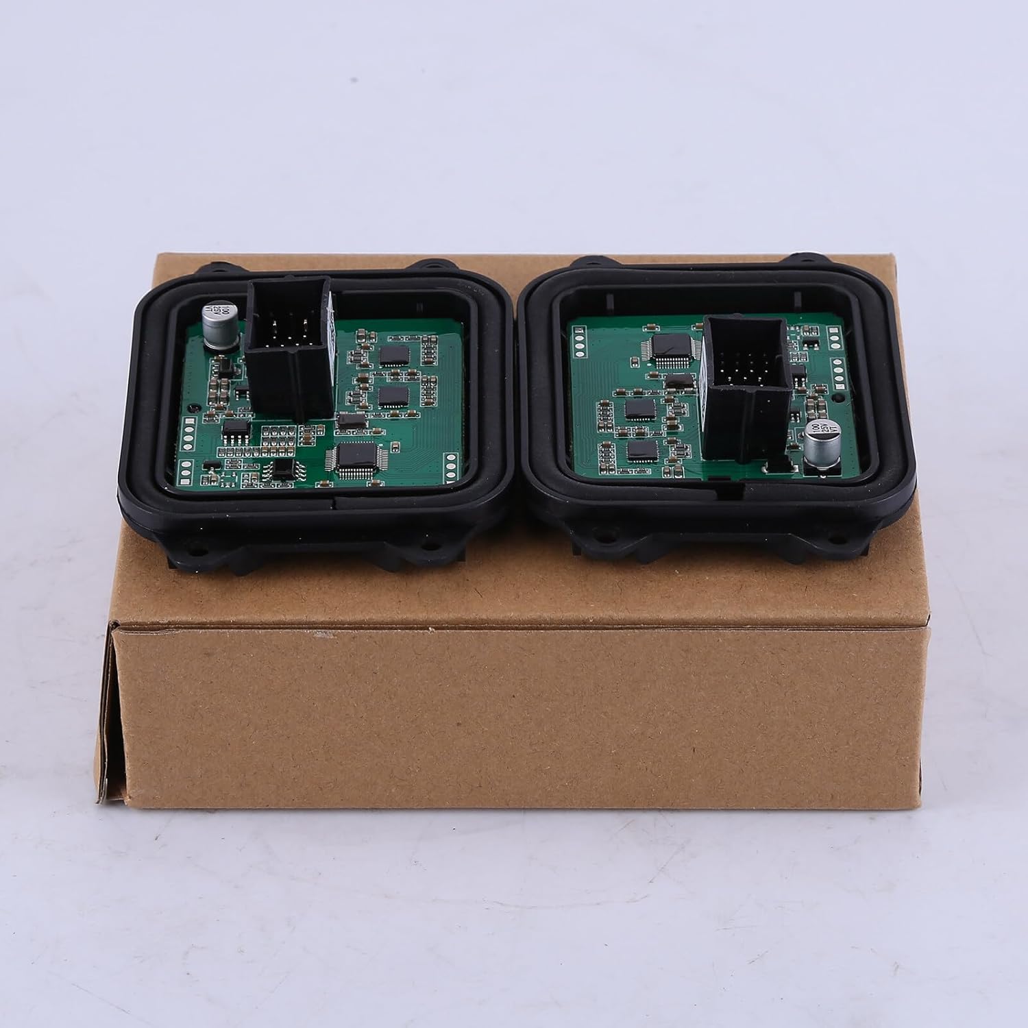 2PCS Adaptive Headlight Control Module for 2009-2012 328i 335i xDrive E93 E92 E91 E90 X5 X6 Z4, M3 3.0L 63117182396 63117189311 Adaptive Headlight Drive Module TMS Control Unit Lighting Module