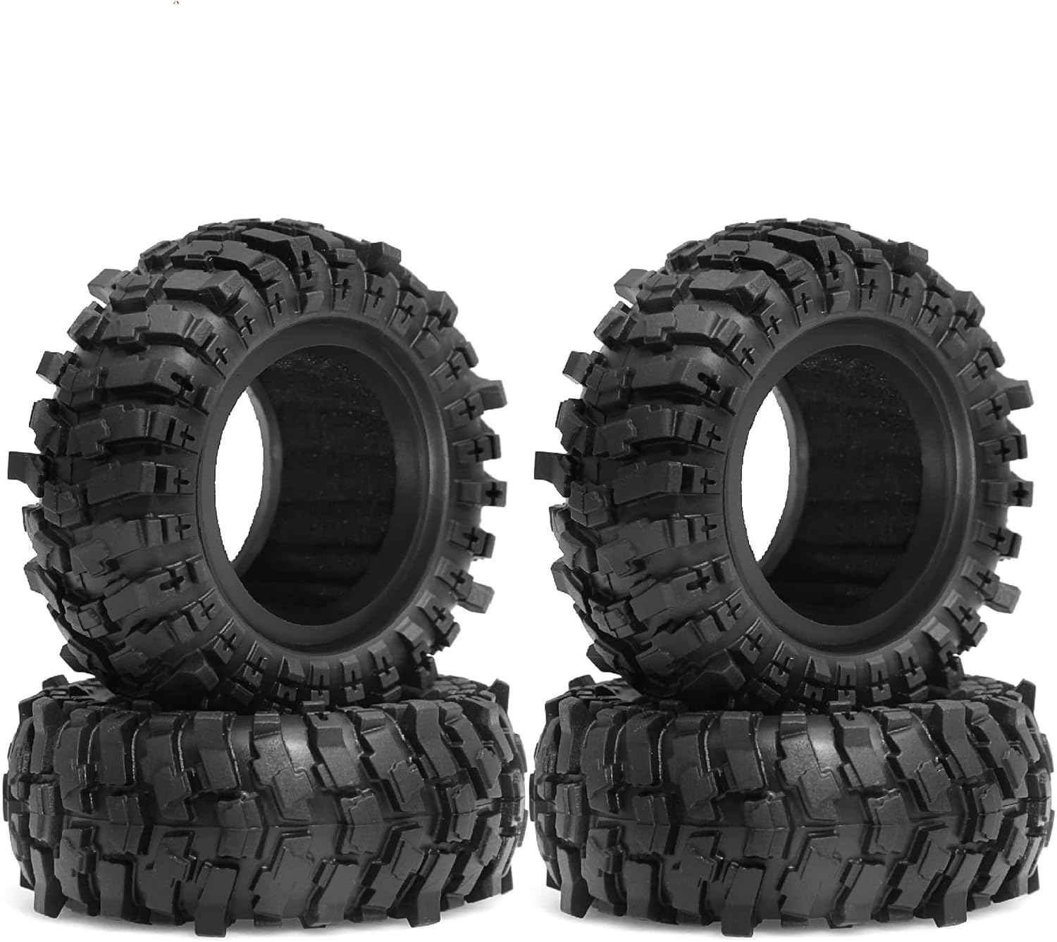 REDSPIDER 1.9'' Crawler Tires OD 88MM/3.46'' (4PCS) for 1/12 RC Crawler MJX H12Y+ MN-128 MN82S LC79 ﻿ (Tires)